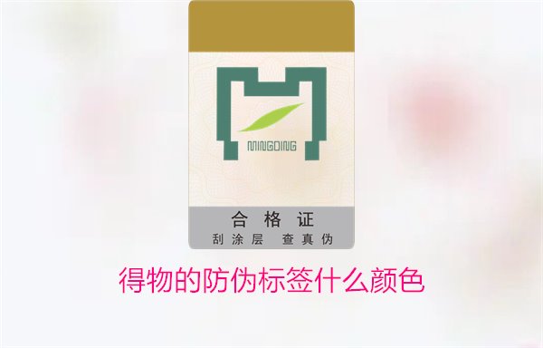 得物的防偽標簽什么顏色？了解得物防偽標簽顏色及其辨識技巧(圖3)